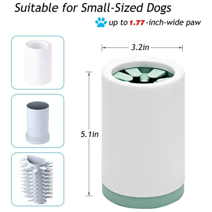 Foodie Puppies Portable Pet Foot Washing Cup - Medium (Color May Vary)