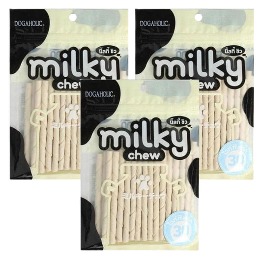Dogaholic Milky Chew Stick 30-in-1 Dog Treat, Pack of 3