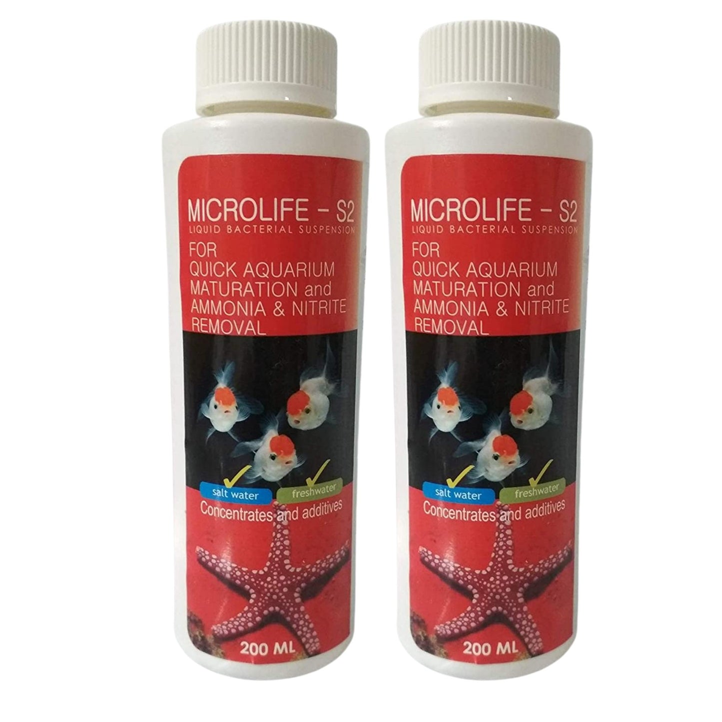 Aquatic Remedies Microlife-S2, 200ml (Pack of 2) | Fresh & Salt Water
