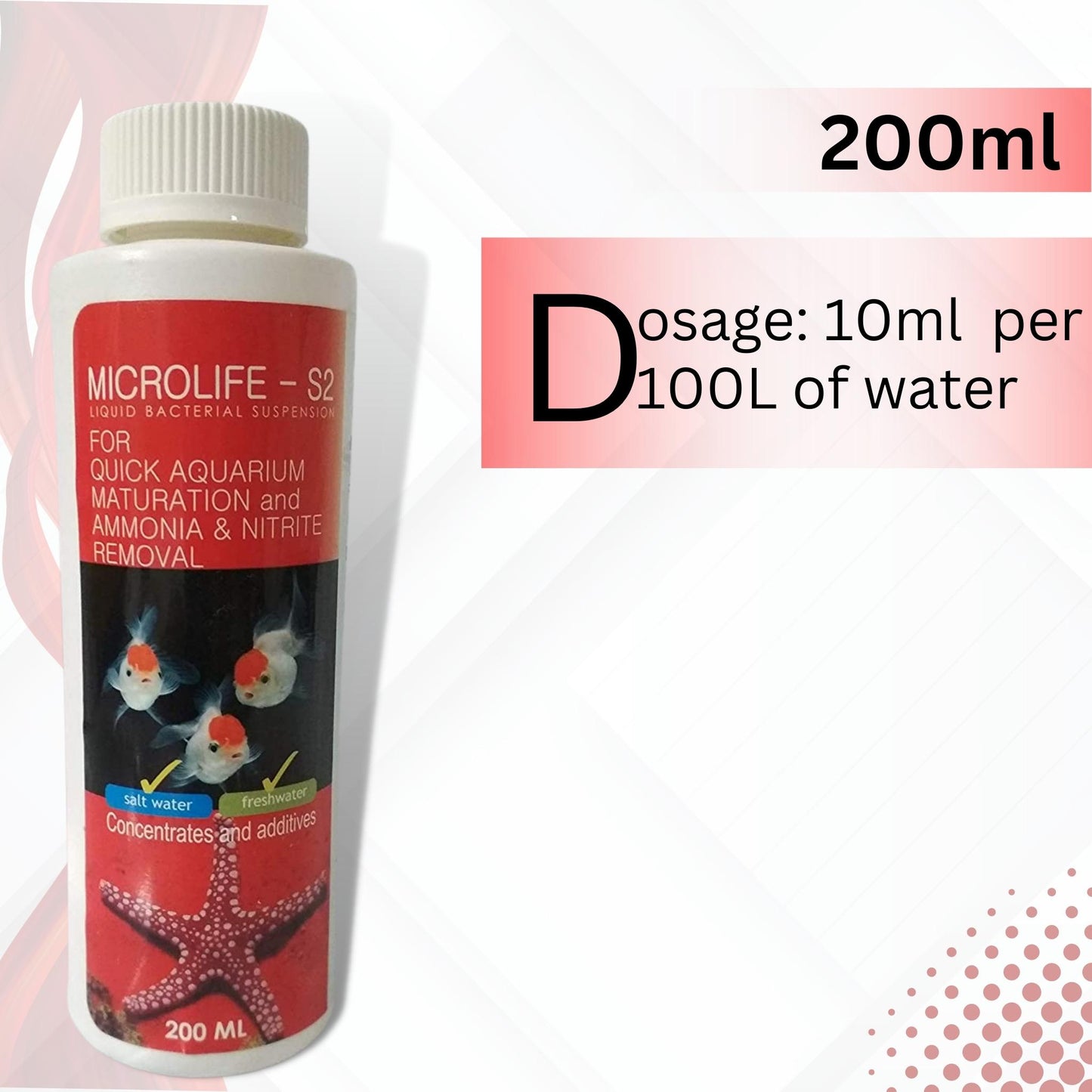 Aquatic Remedies Microlife-S2, 200ml (Pack of 2) | Fresh & Salt Water