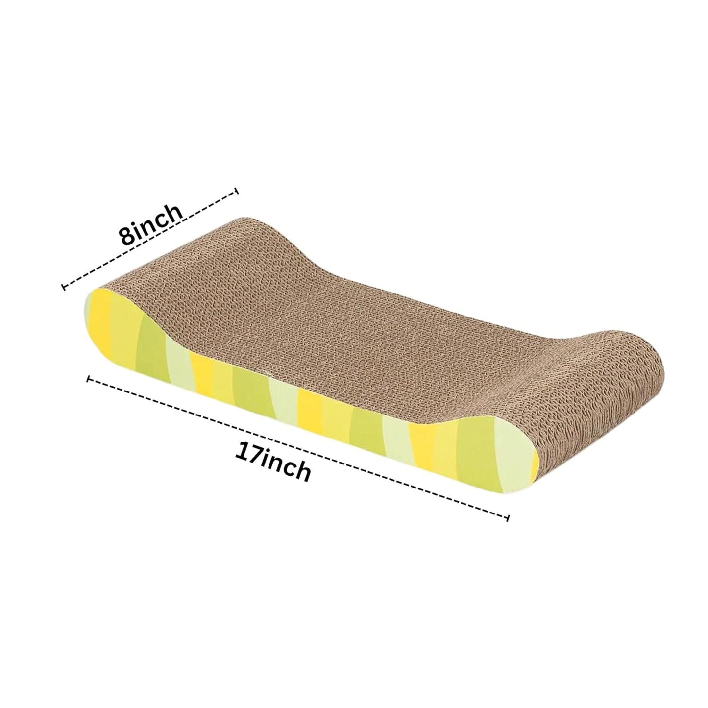 Foodie Puppies Corrugated Couch Scratcher for Cats & Kittens, Pack of 2