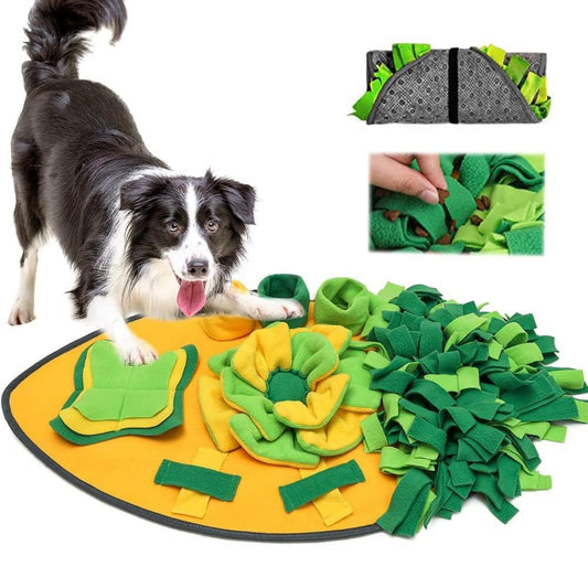Foodie Puppies Large Pineapple Snuffle Mat | Dog Puzzle Toy Foraging Mat