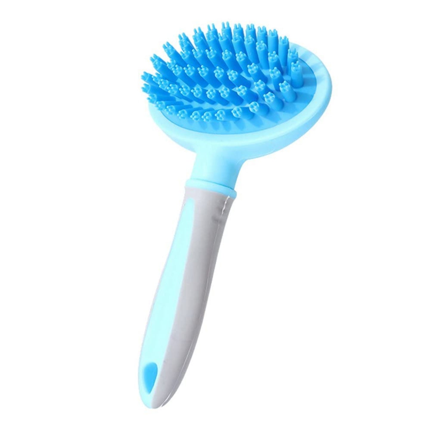Pet Massage Rubber Brush for Puppies, Dogs, & Cats