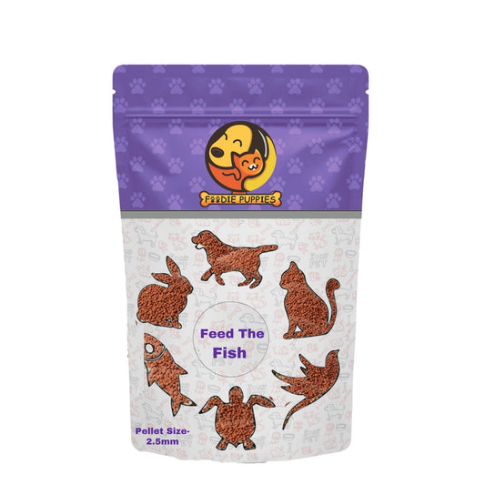Foodie Puppies Fish Food (Pouch) for Growth & Health - 2.5mm, 1Kg