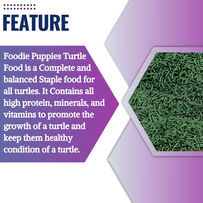 Foodie Puppies Turtle Food for Growth & Health - 1Kg (Pouch)