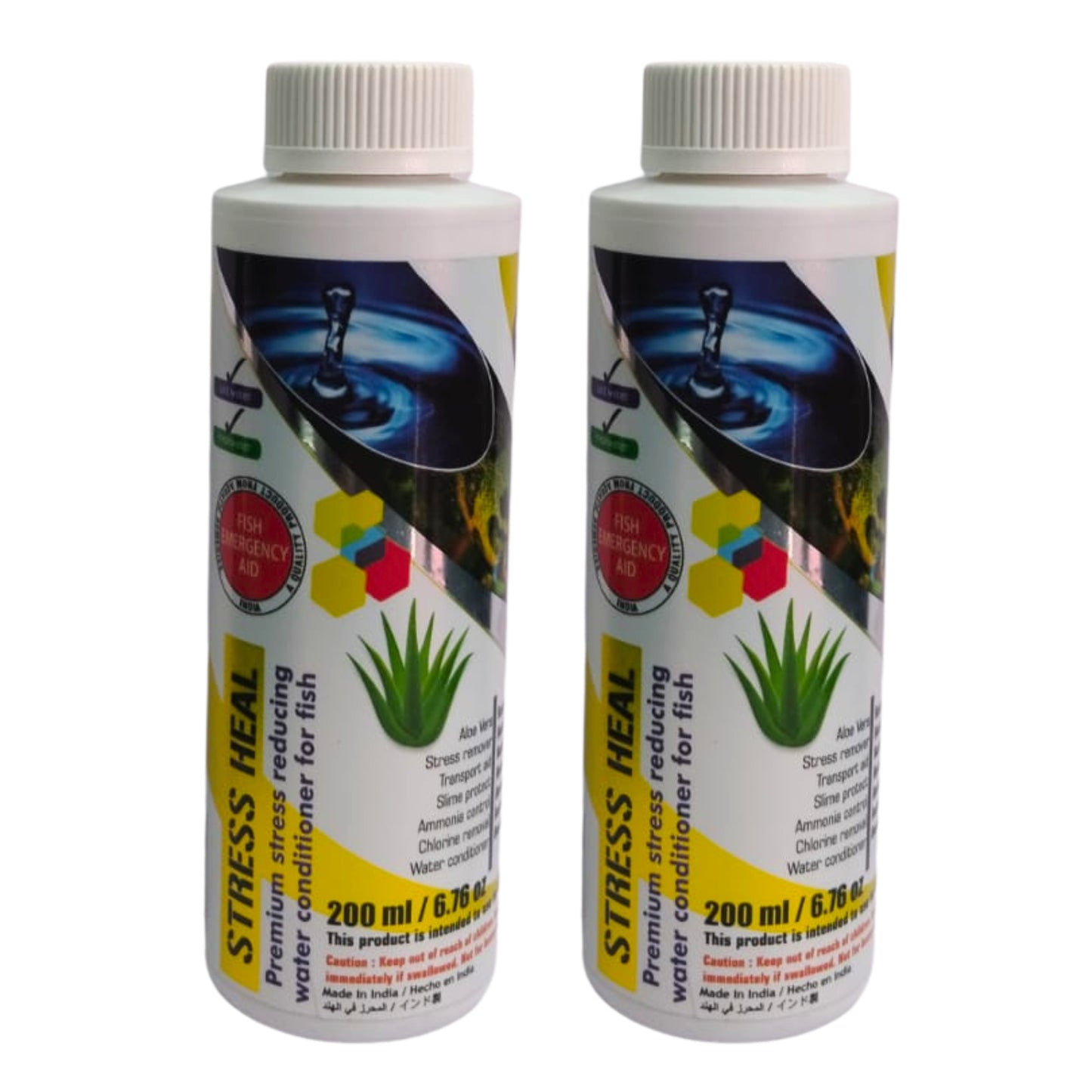 Aquatic Remedies Stress Heal - 200ml (Pack of 2) | Reduce Stress