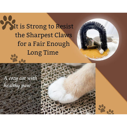 Foodie Puppies Self Grooming Cat Scratching Arch Bristle Ring Brush
