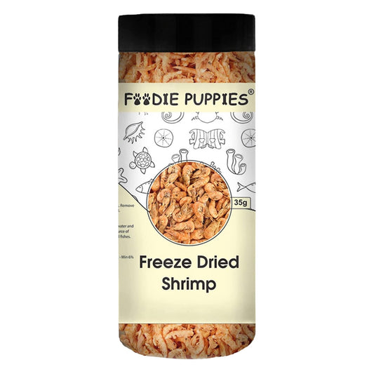 Foodie Puppies Freeze Dried Shrimp Fish Food - 35gm