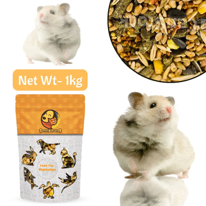 Foodie Puppies Hamster Food Highly Nutritious Diet, (Pouch - 1Kg)