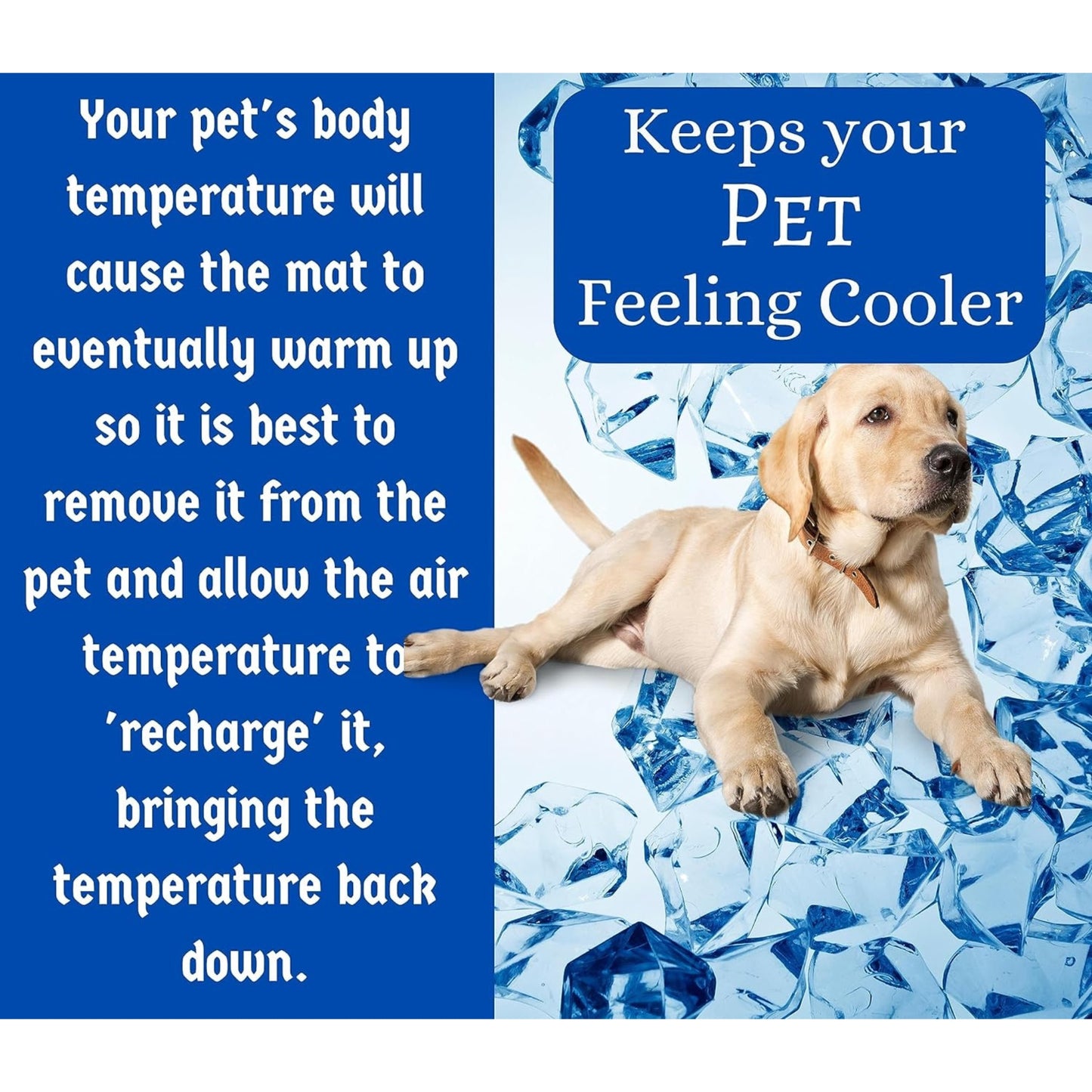 Foodie Puppies Heat Relief Pressure Activated Comfort Soft Cooling Mat