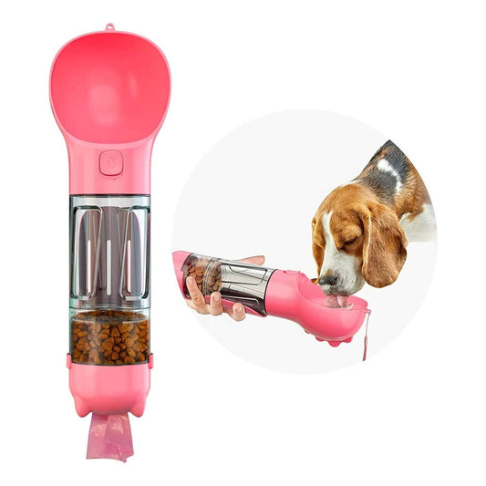 Foodie Puppies Pet 4in1 Multifunctional Dog Water Bottle