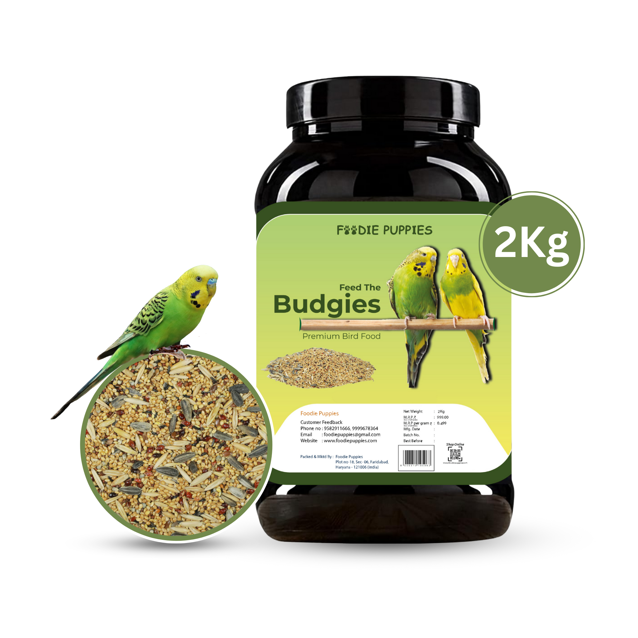 MIXED BUDGIE SEED 1KG DRAKENSBERG