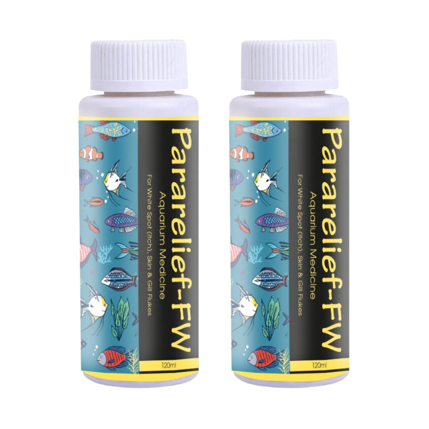 Aquarium/Fish Tank Pararelief - FW (120ml, Pack of 2)