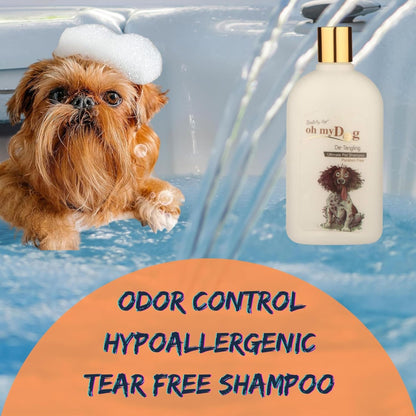 Oh My Dog Pet Shampoo for Puppies & Dogs (De-Tangling, 500ml)