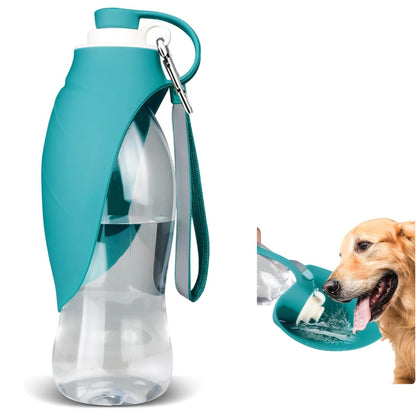 Foodie Puppies Dog Leaf Cup Water Bottle for Outdoor (500ml)