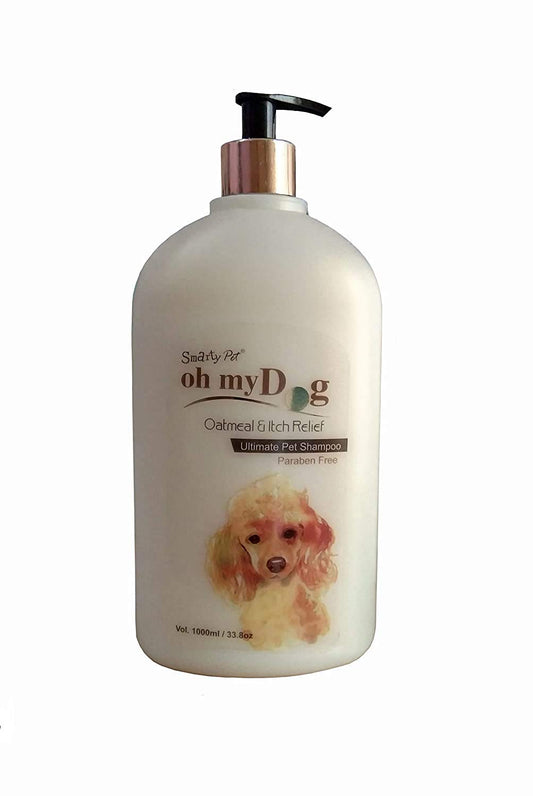 Oh My Dog Pet Shampoo for Puppies and Dogs (Oatmeal, 1000ml)