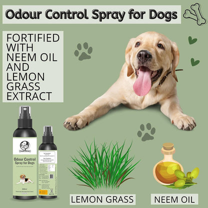 Foodie Puppies Dog Odor Control Spray - 200 ml | Eliminates Bad Odor