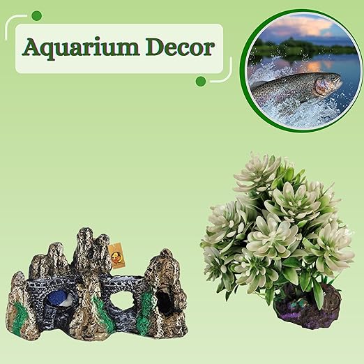 fish tank decor plant