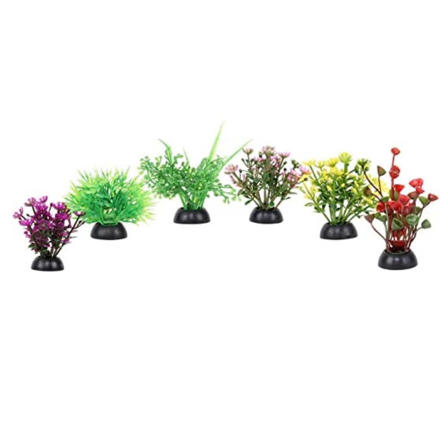 Aquarium Artificial Plastic Plant (6-in-1 Plant)