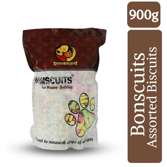 Foodie Puppies Crunchy Mix Assorted Biscuits for Dogs & Puppies - 900g