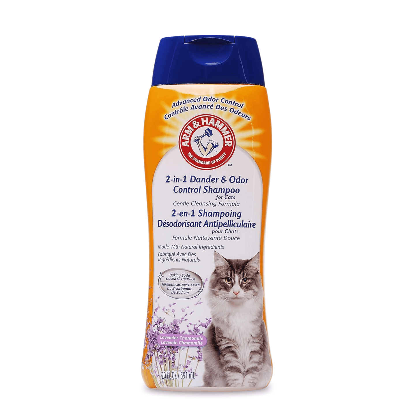 Arm & Hammer 2-in-1 Cat Deodorizing and Dander Reducing Shampoo