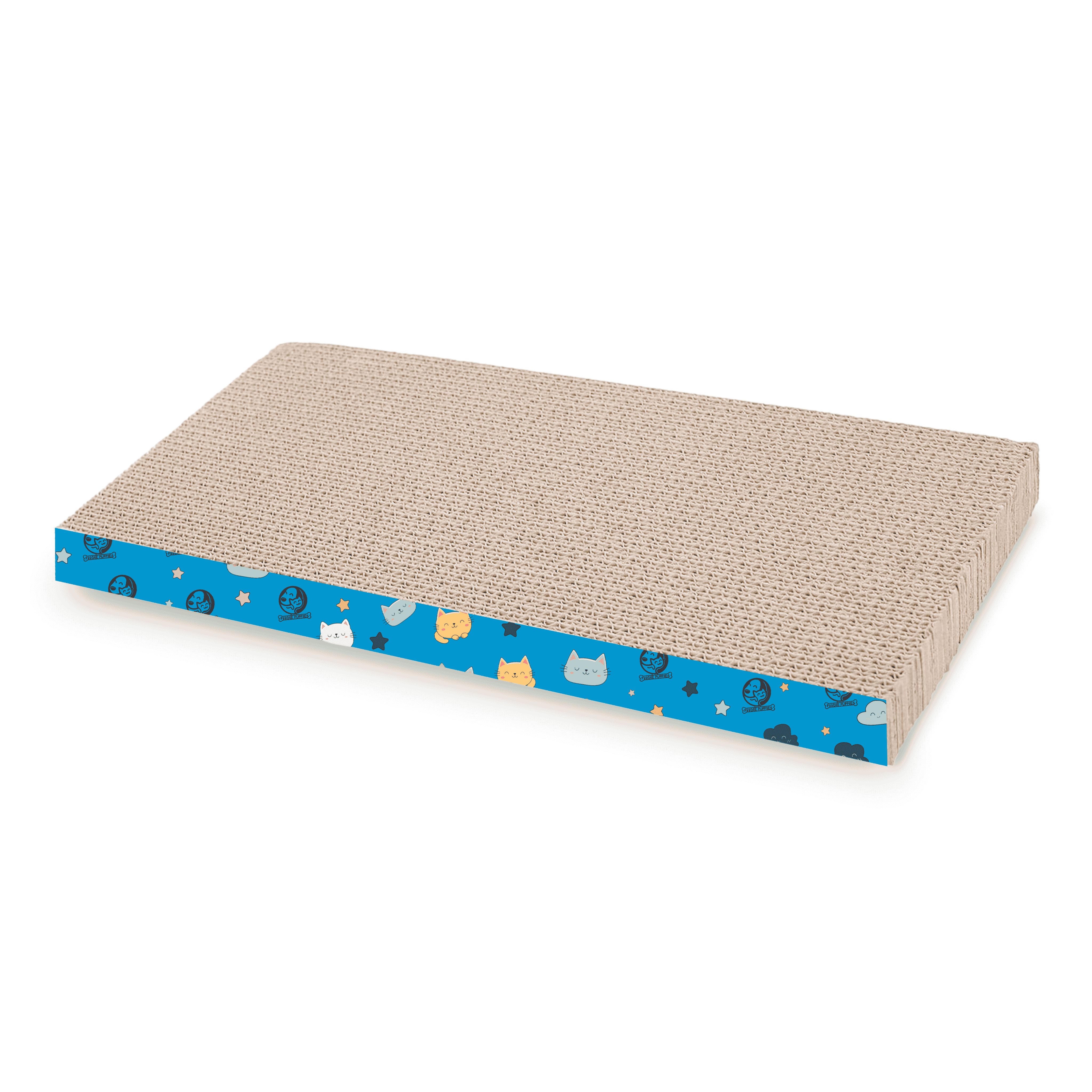 Corrugated Flat Scratcher for Cats Kittens – Foodie Puppies