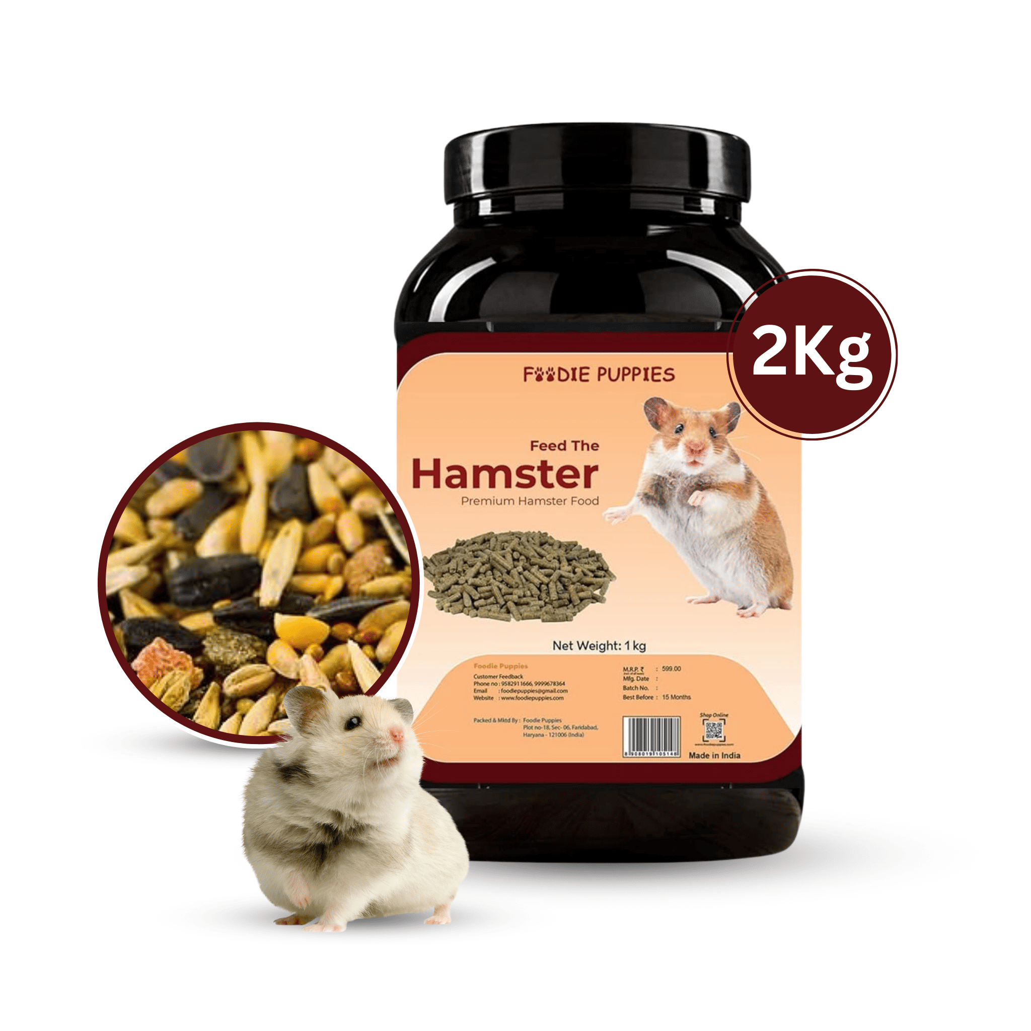 2Kg Hamster Food Pellets Highly Nutritious Diet Foodie Puppies 2kg-hamster-food-pellets-highly-nutritious-diet-foodie-puppies