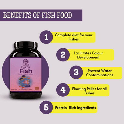 500g Fish Food 1.2mm Pellet, Nutritional & Optimal Growth