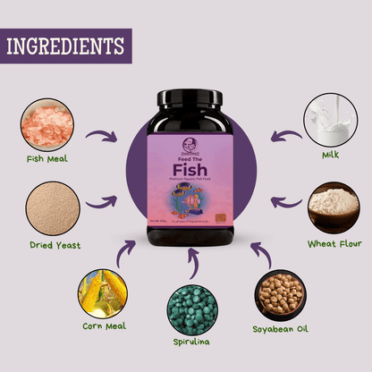 500g Fish Food 1.2mm Pellet, Nutritional & Optimal Growth