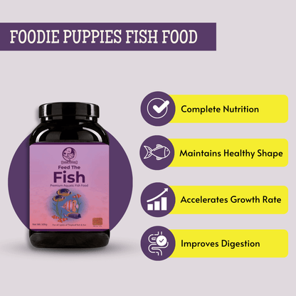 500g Fish Food 1.2mm Pellet, Nutritional & Optimal Growth