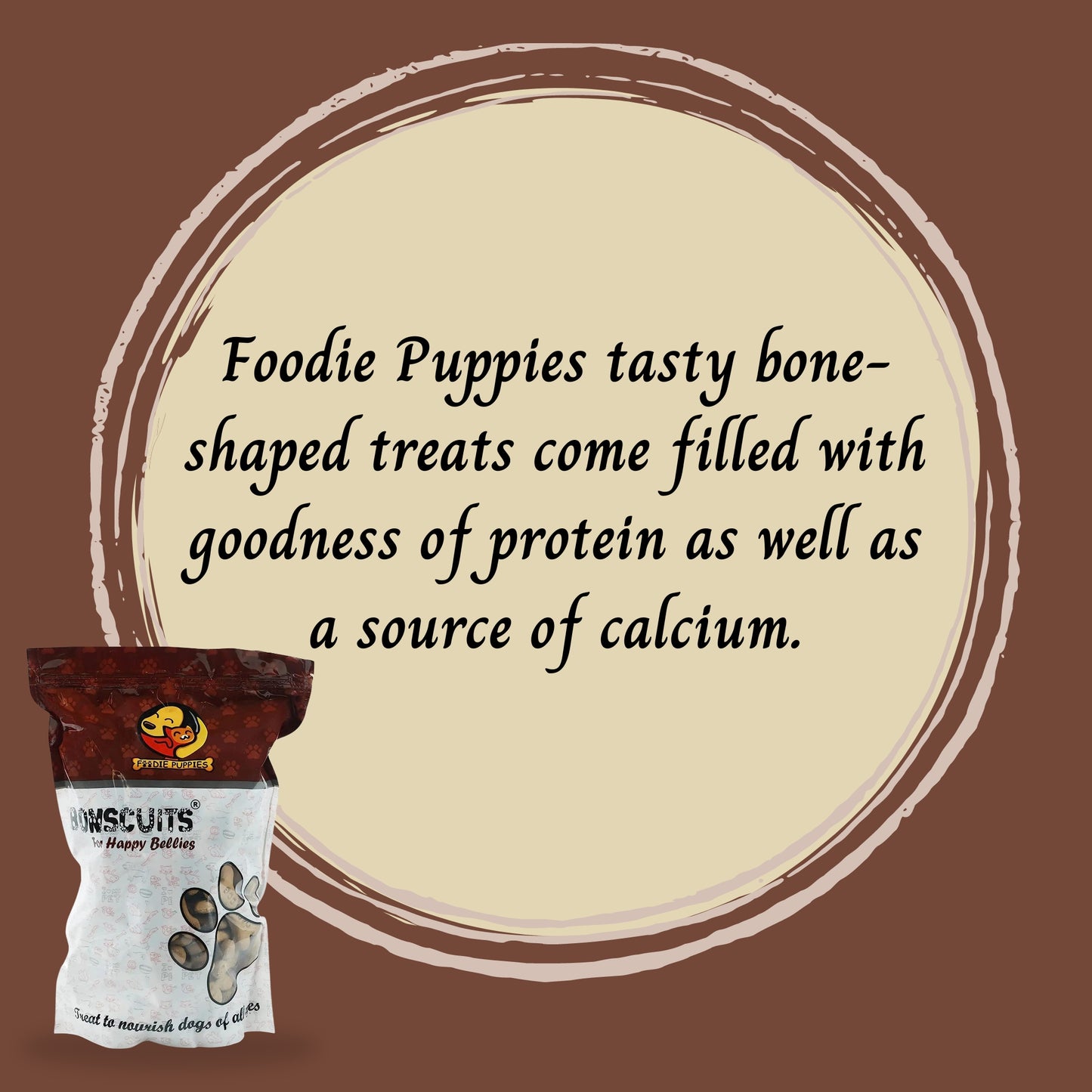 Foodie Puppies Freshly Baked Chicken Biscuits for Adult Dogs - 5Kg