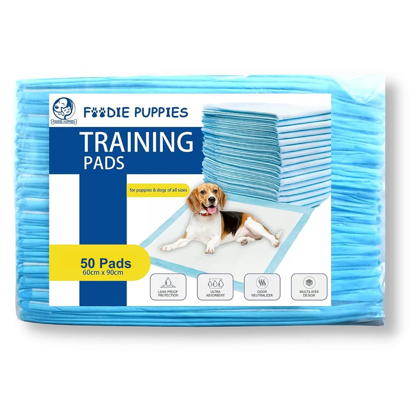 Foodie Puppies Pee/Potty Pet Training Pad - 60x90cm (50 Pads)