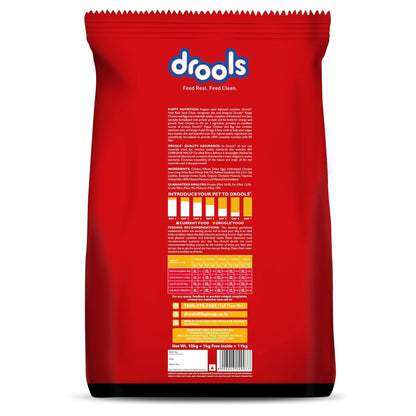Drools Puppy Dry Dog Food, Chicken and Egg, 10kg