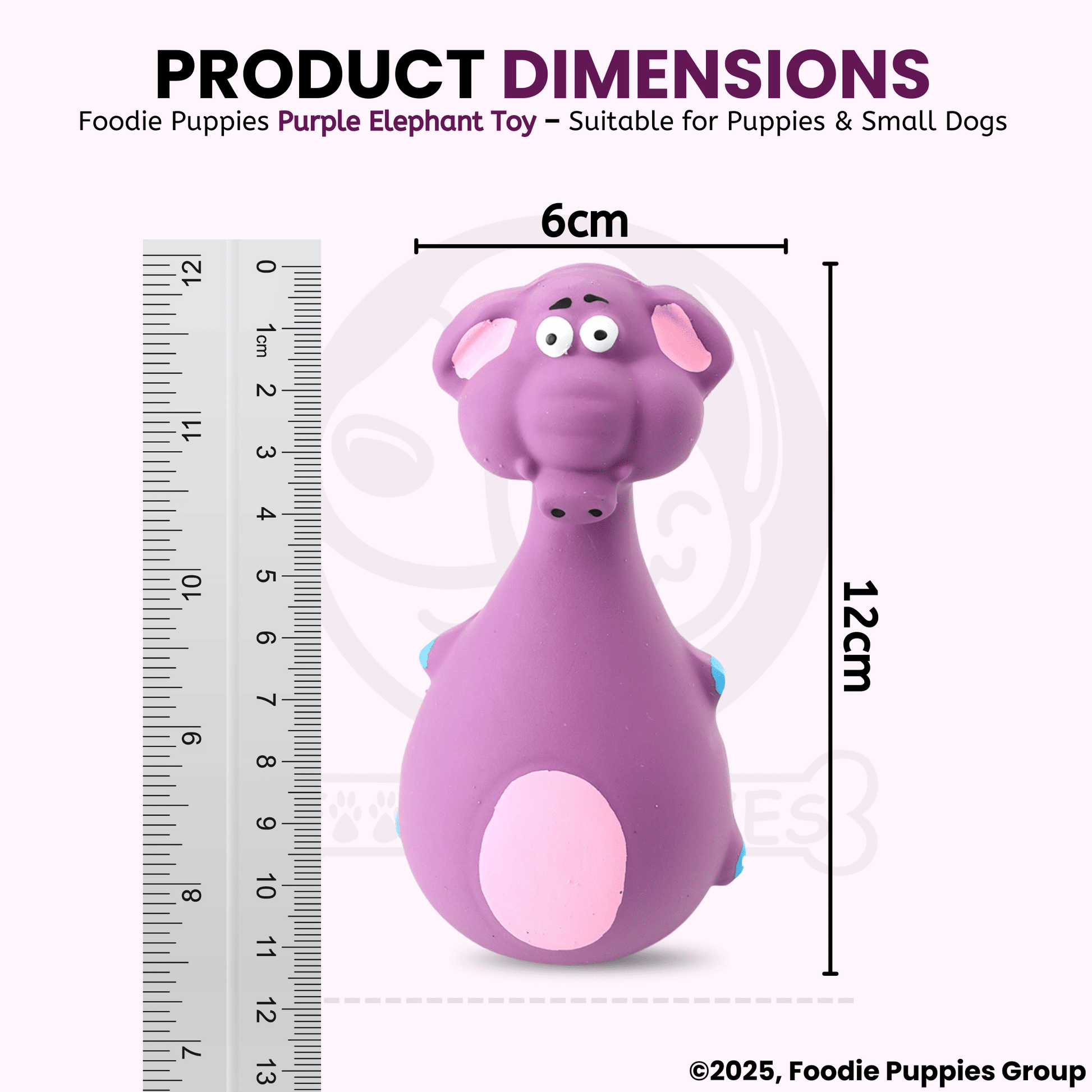 Purple Elephant Toy