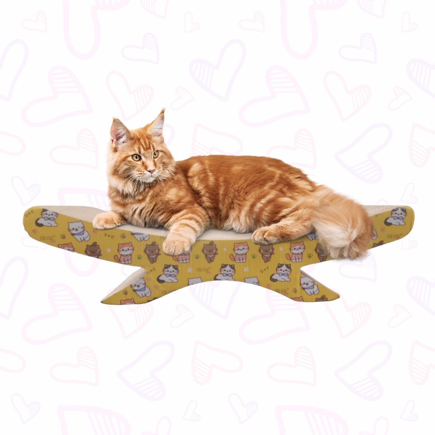 Foodie Puppies Corrugated See-Saw Swing Scratcher for Cats & Kittens