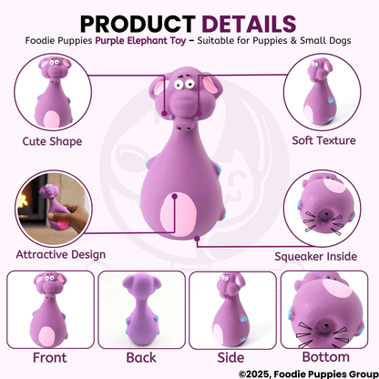 Purple Elephant Toy
