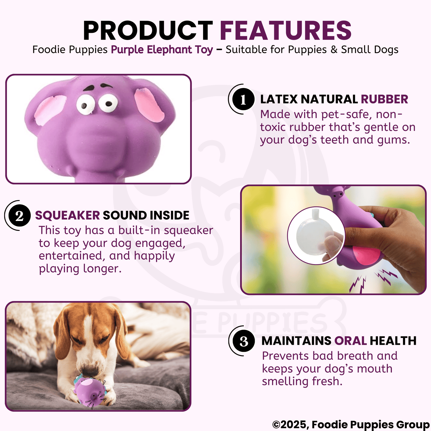 Purple Elephant Toy