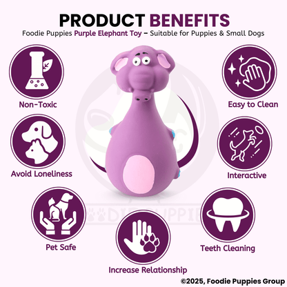 Purple Elephant Toy
