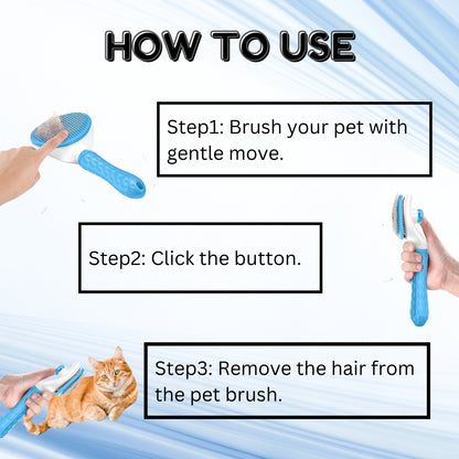 Foodie Puppies Grooming Combo of Massaging Glove & Oval-Head Slicker