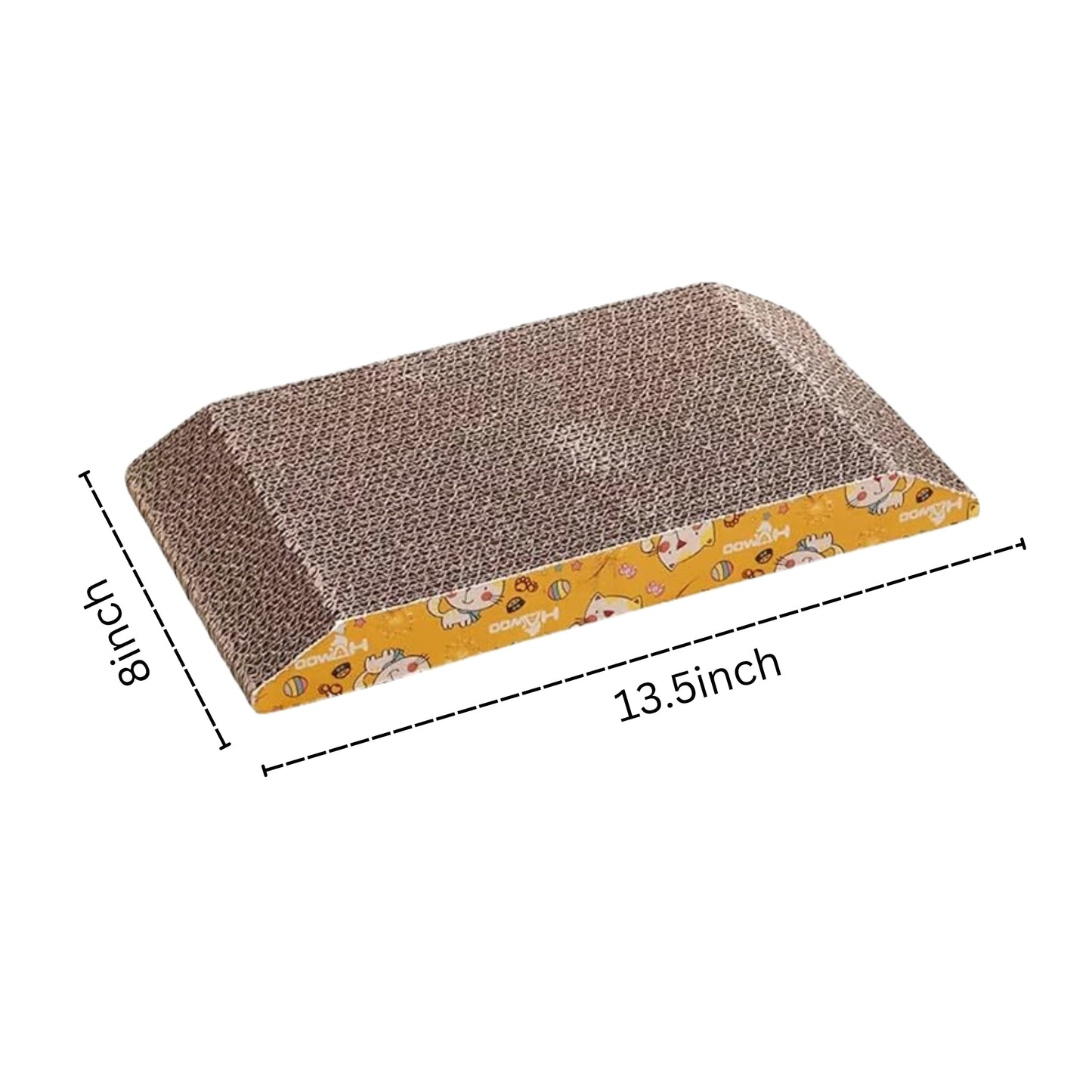 Foodie Puppies Corrugated Curve Scratcher for Cats & Kittens, Pack of 2