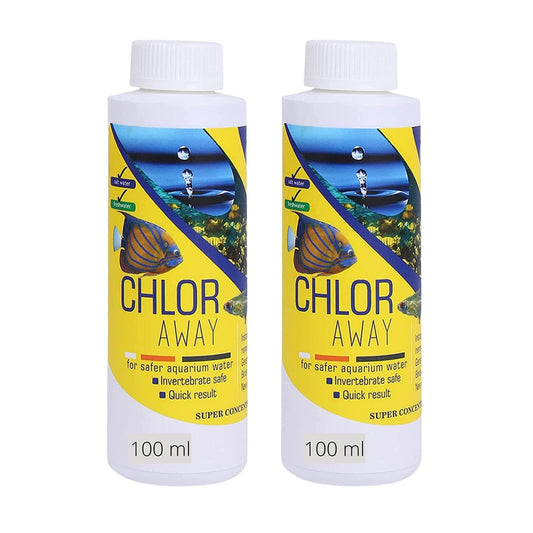 Aquatic Remedies Chlor Away - 100ml (Pack of 2) | Water Conditioner