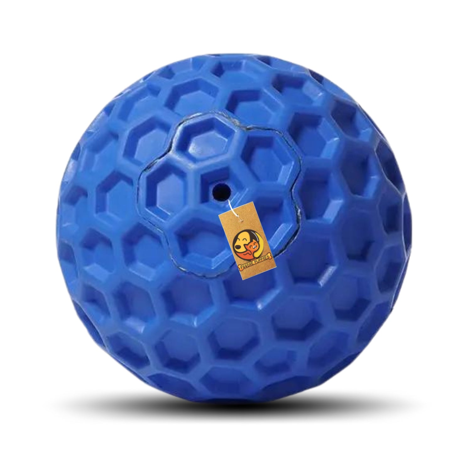 Foodie Puppies Squeaky Tough Chew Toy for Medium Dogs - Golf Ball