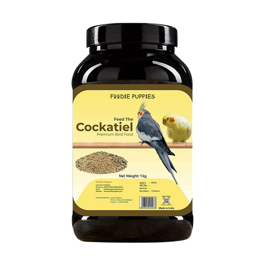 Foodie Puppies Cockatiel Seeds - 1Kg | Suitable for All Types of Birds