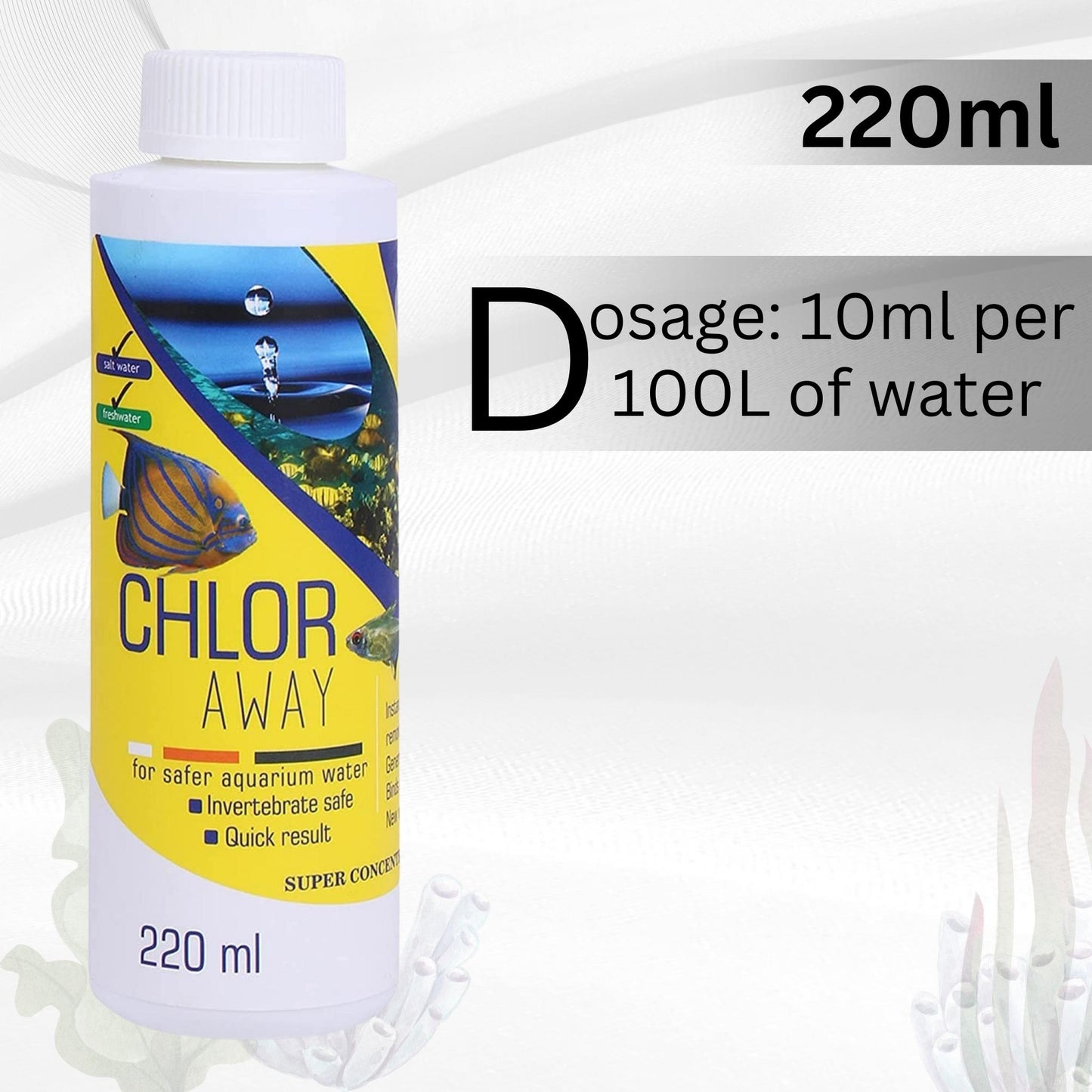 Aquatic Remedies Chlor Away - 220ml | Water Conditioner