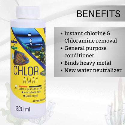 Aquatic Remedies Chlor Away - 220ml | Water Conditioner