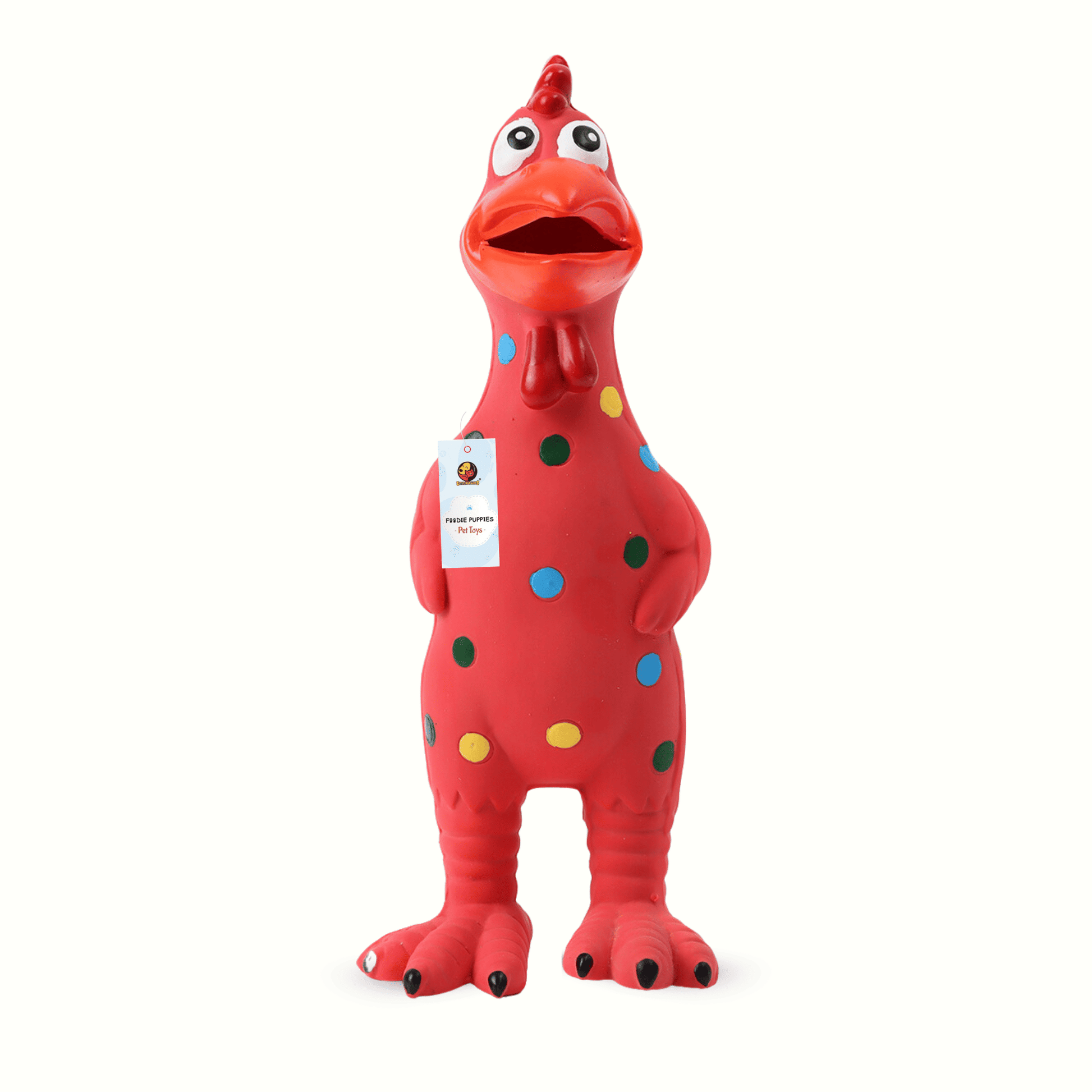 Pink Hen Squeaky Toy