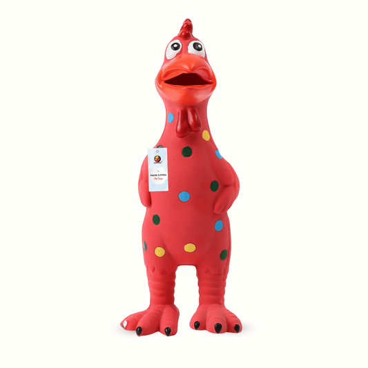Pink Hen Squeaky Toy