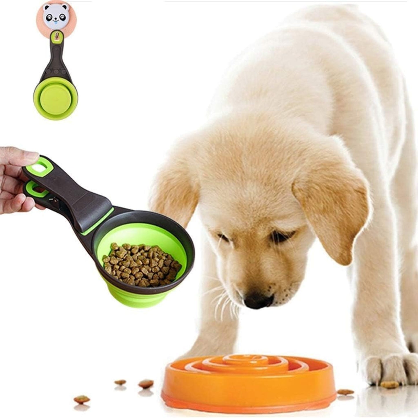 Foodie Puppies 3-in-1 Silicone Foldable Stowable Clipper Bowl - 237ml