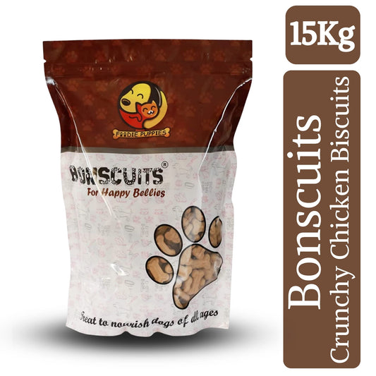 Foodie Puppies Crunchy Chicken Biscuits for Dogs & Puppies - 15Kg