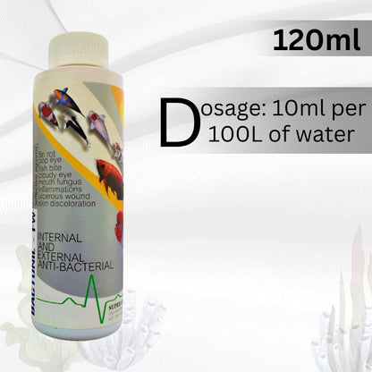 Aquatic Remedies Bactonil - 120ml (Pack of 2) Anti-Bacterial Treatment